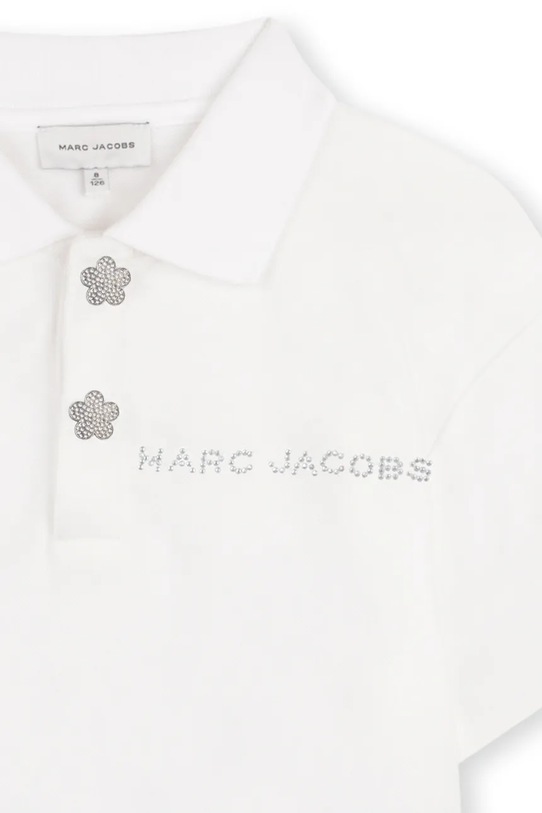 Dziewczynka Marc Jacobs polo dziecięce bawełniane W60739.156 biały