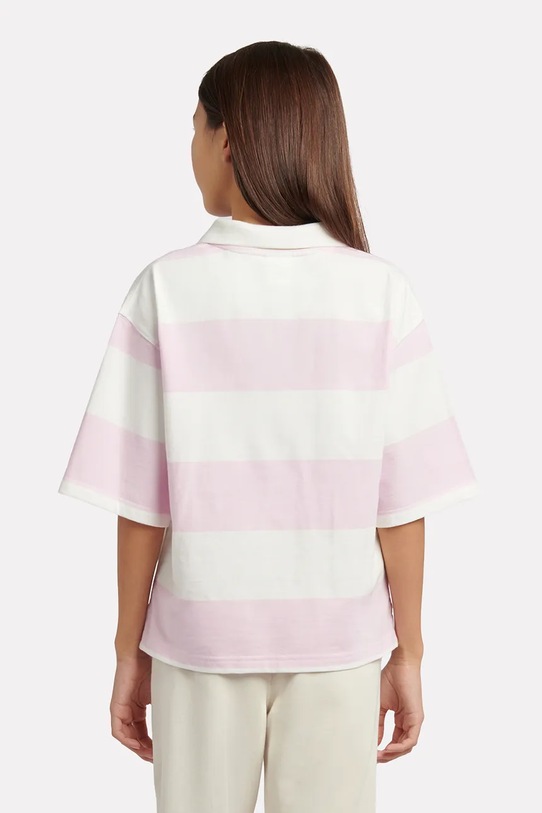 New Balance Πόλο παιδικό βαμβακερό YT61M5OK ροζ