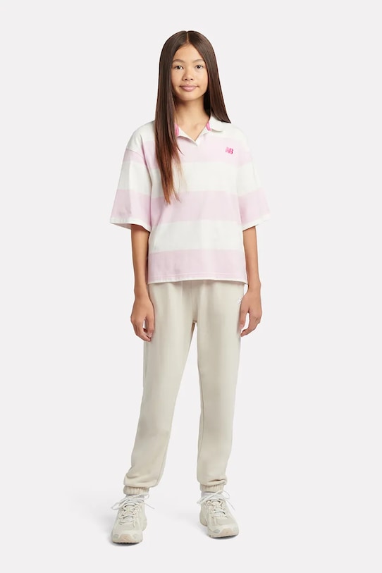 New Balance polo dětské bavlněné YT61M5OK