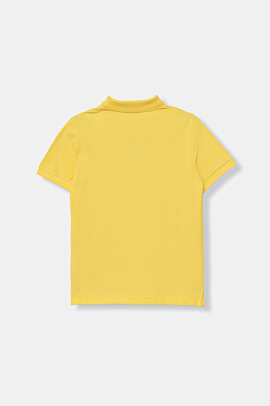United Colors of Benetton polo dziecięce bawełniane 3089C300Q.G.Stagionale żółty SS26