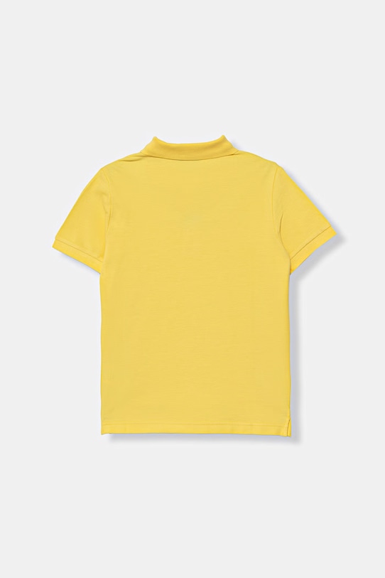 United Colors of Benetton polo dziecięce bawełniane 3089C300Q.G.Stagionale żółty SS26