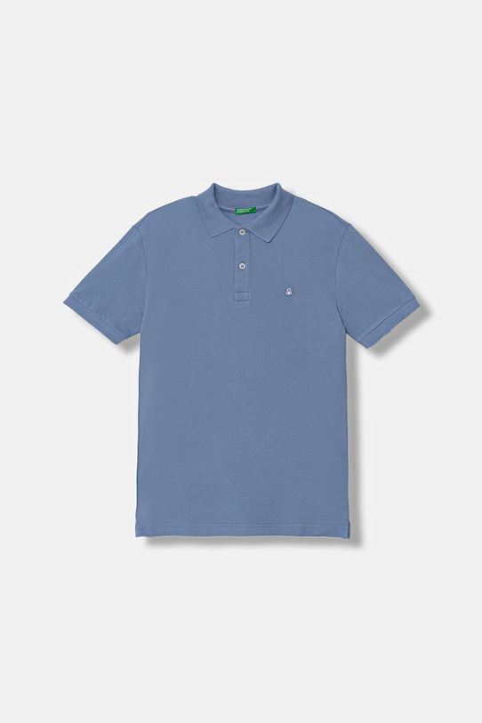 United Colors of Benetton Polo per bambini in cotone blu 3089C300Q.G.Stagionale