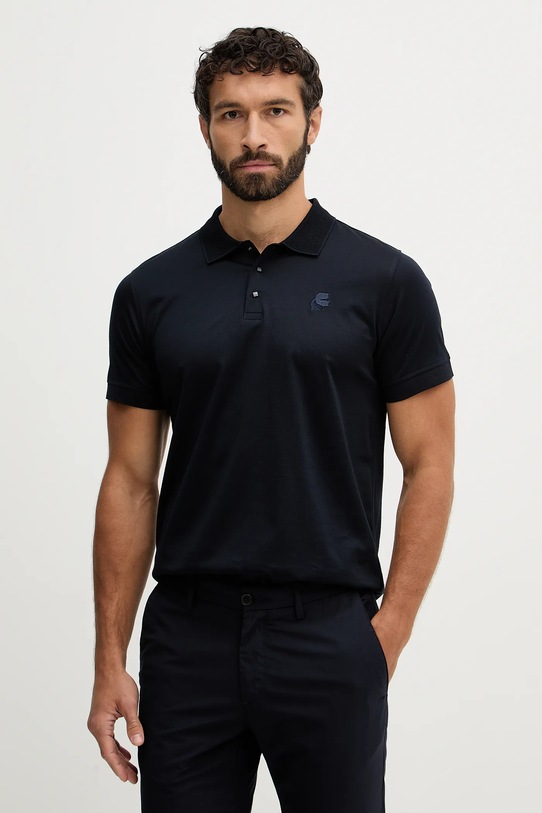 Karl Lagerfeld polo bawełniane bawełna granatowy 561200.745000