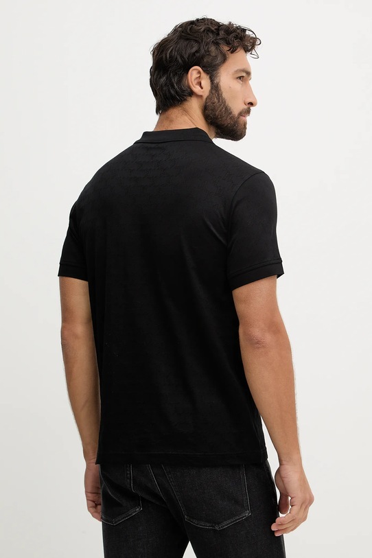 Odzież Karl Lagerfeld polo bawełniane 561204.745008 czarny