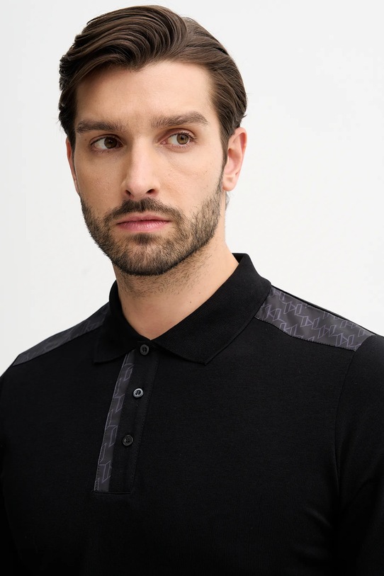Karl Lagerfeld polo czarny 561221.745018