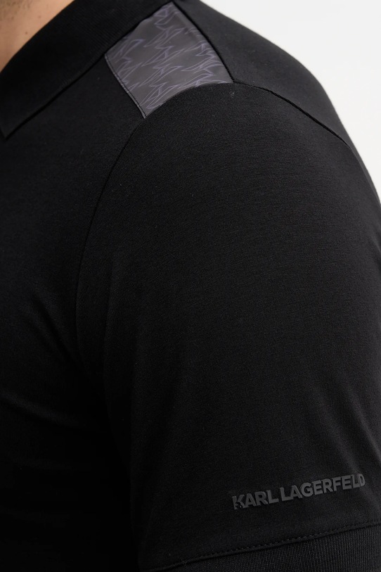 Karl Lagerfeld polo 561221.745018 czarny
