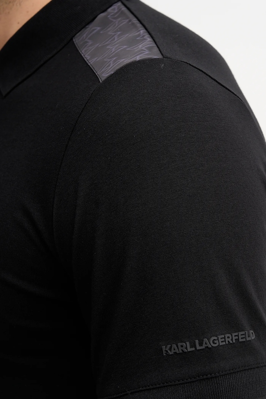 Polo tričko Karl Lagerfeld 561221.745018 černá