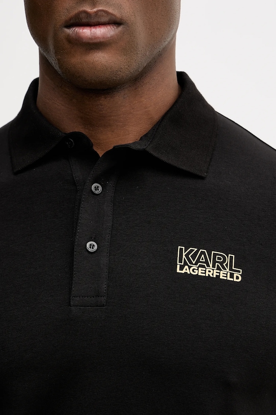 Karl Lagerfeld polo 561235.745024 czarny