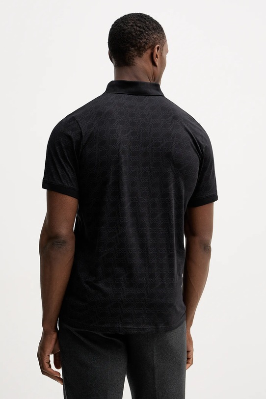 Odzież Karl Lagerfeld polo bawełniane 561251.745071 czarny