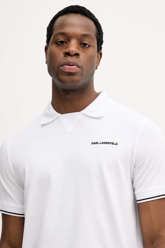 Polo tričko Karl Lagerfeld bílá 561235.745023
