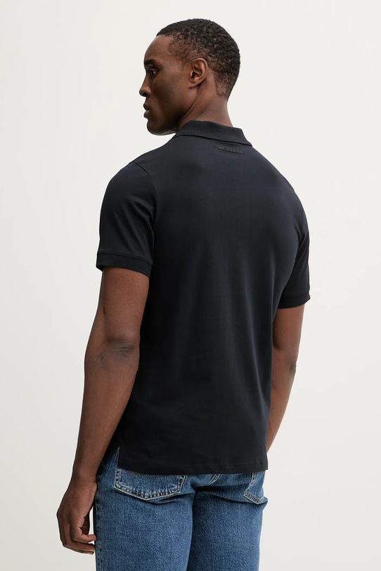Odzież Karl Lagerfeld polo bawełniane 561224.745710 granatowy