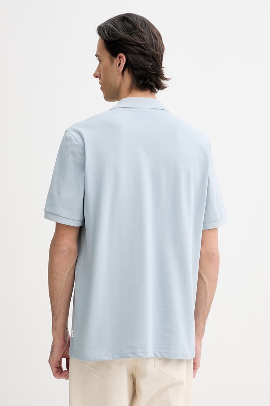 Odzież Les Deux polo bawełniane Pique 1001299 niebieski