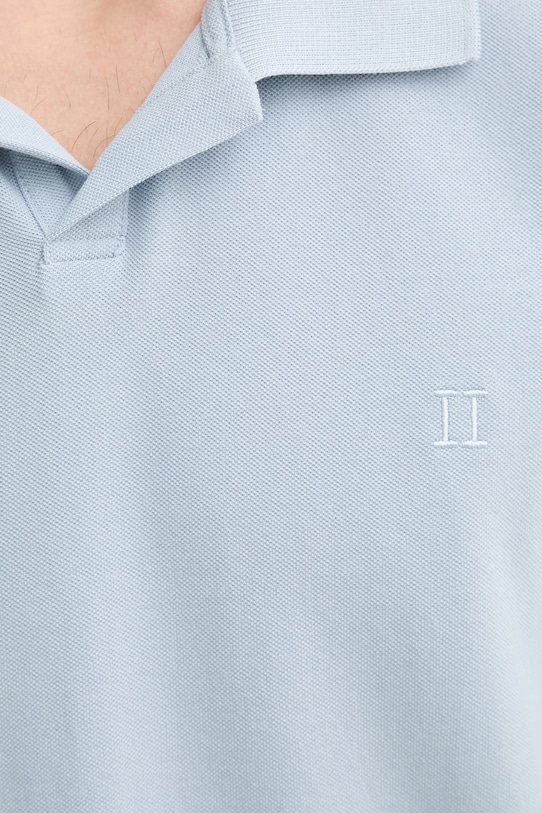 Les Deux polo bawełniane Pique 1001299 niebieski