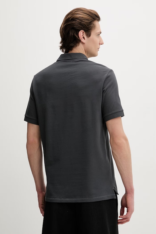 Odzież PS Paul Smith polo męskie bawełniane M2R.183KZ.V20067 szary