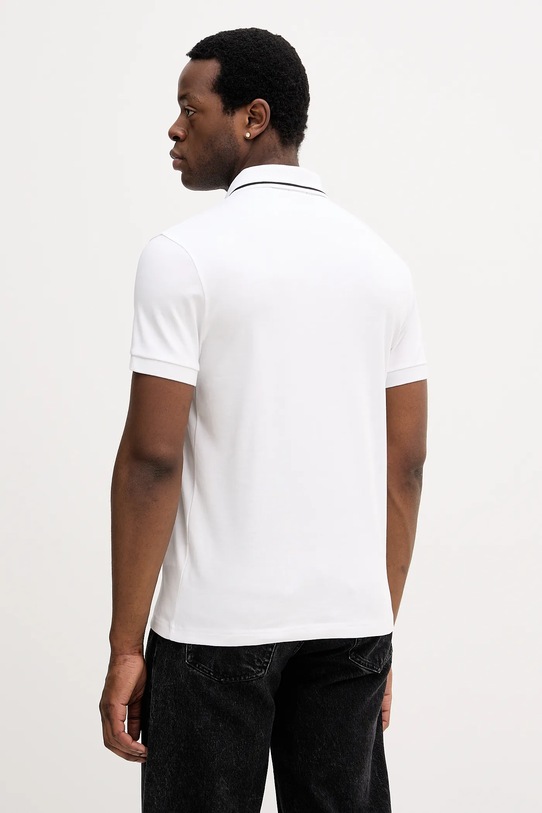 Odzież BOSS Green polo bawełniane 50554565 biały