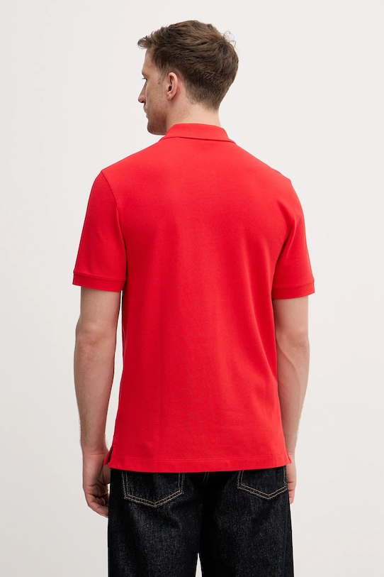 Odzież BOSS polo bawełniane Pallas 50553564 czerwony