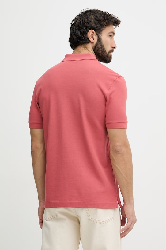 Odzież BOSS polo męskie bawełniane Pallas 50553564 różowy