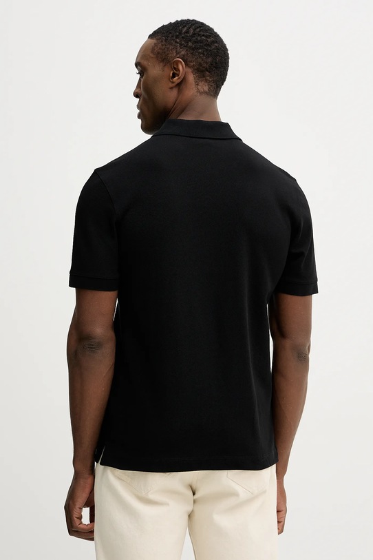 Odzież BOSS polo bawełniane Pallas 50553564 czarny