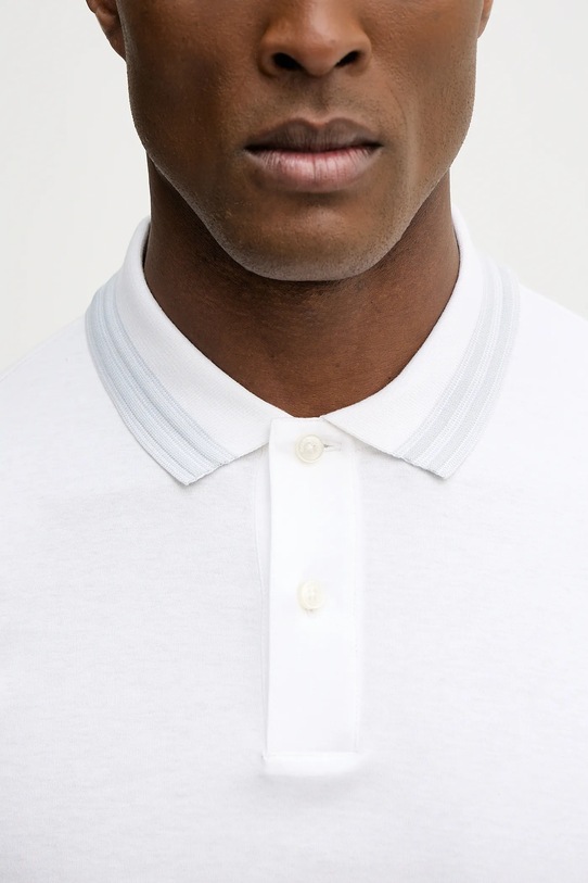 Хлопковое поло BOSS H-Phillipson 202 50554529 белый