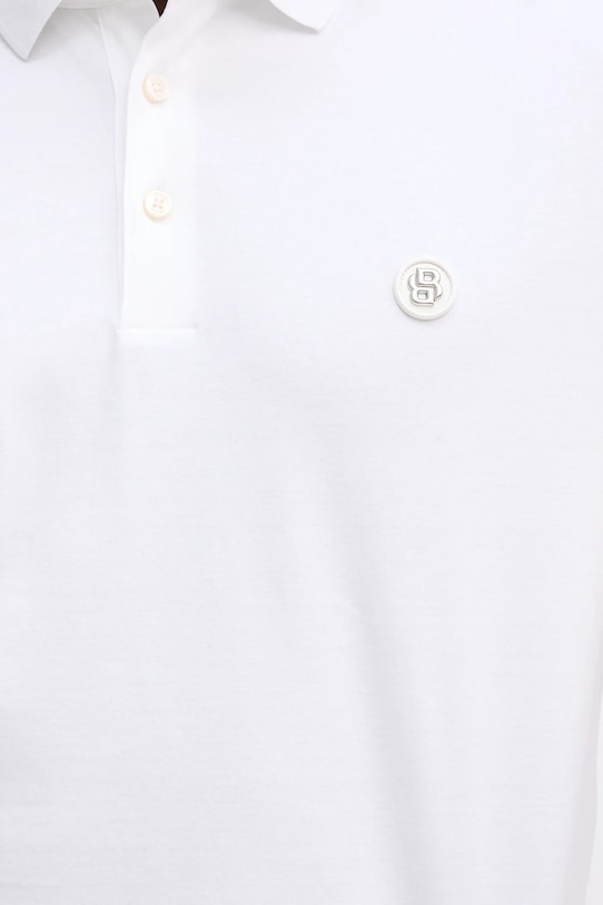 BOSS polo bawełniane 50555829 biały
