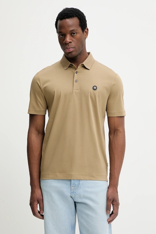 BOSS polo bawełniane C-Parris 01 bawełna zielony 50555829