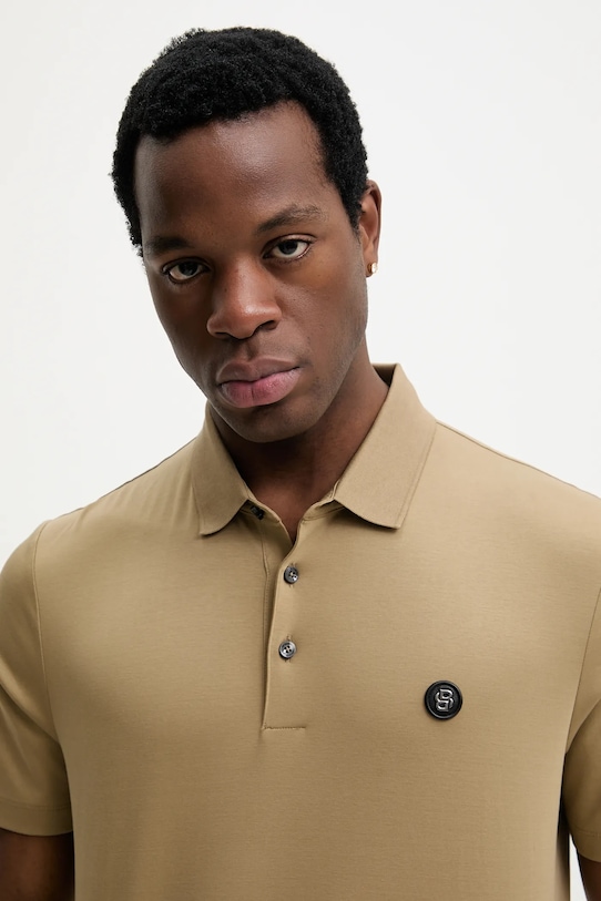 BOSS polo bawełniane C-Parris 01 zielony 50555829