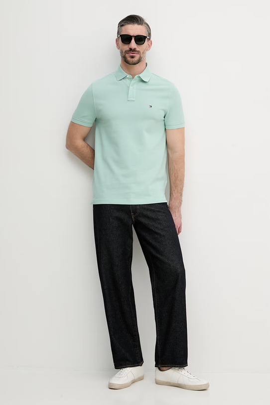 Tommy Hilfiger MW0MW17770. turkusowy SS26