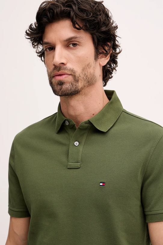 Tommy Hilfiger polo zielony MW0MW17770.