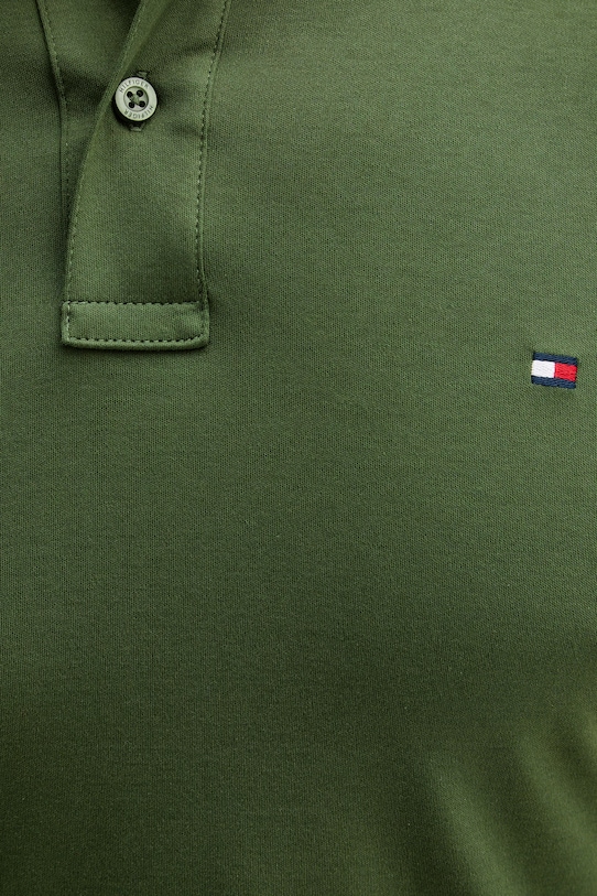 Tommy Hilfiger polo bawełniane zielony MW0MW41612