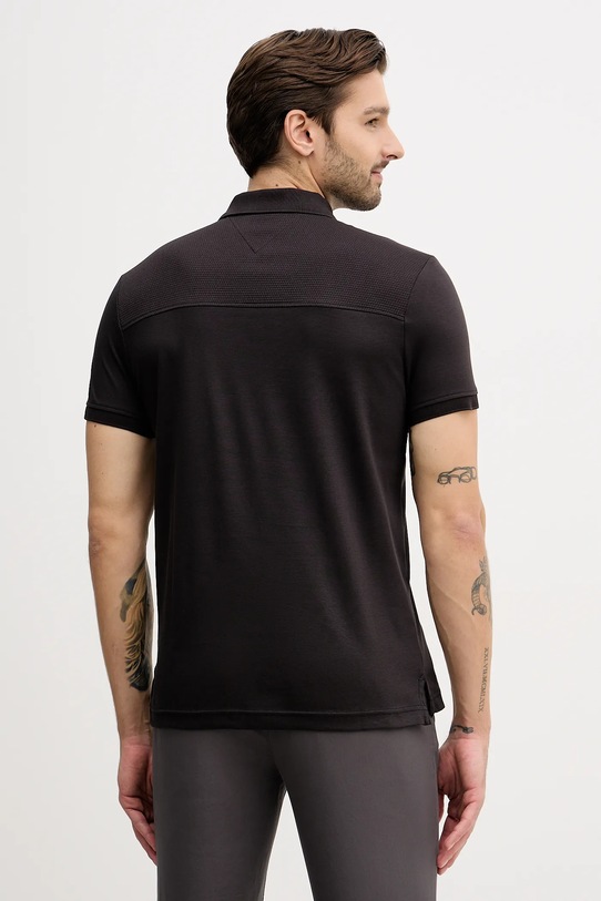 Odzież Tommy Hilfiger polo bawełniane MW0MW41613 czarny