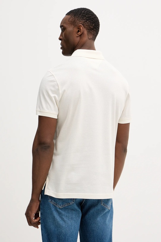 Ρούχα Βαμβακερό μπλουζάκι πόλο Tommy Hilfiger MW0MW41621 μπεζ