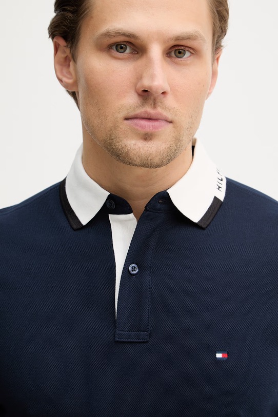 Tommy Hilfiger polo granatowy MW0MW41605