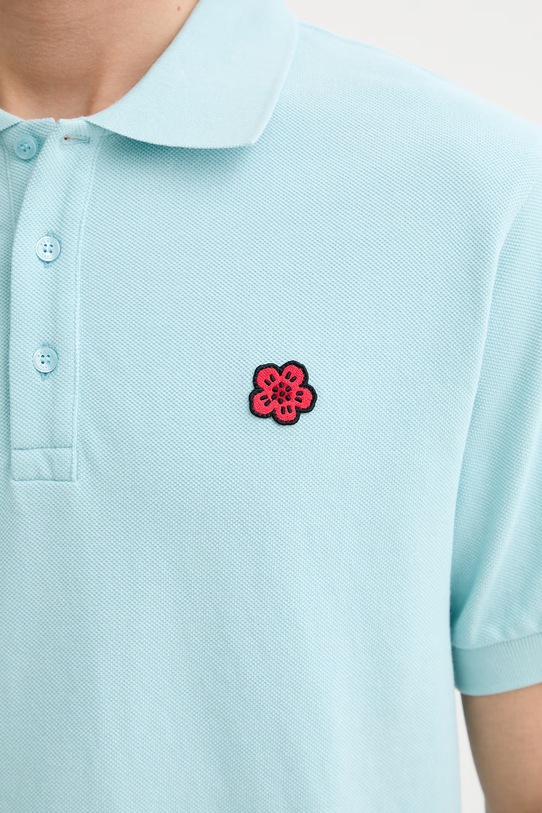 Kenzo polo de bumbac FF65PO1534PU turcoaz