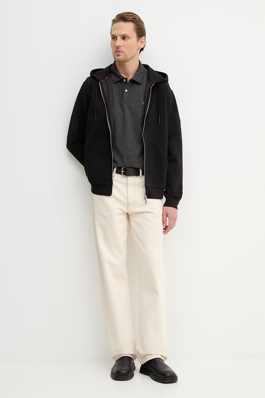 Guess polo HEATHER M6RP03.KD501 szary SS26