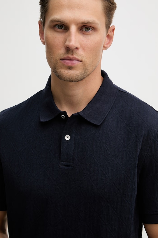 Polo tričko Guess tmavomodrá M6RP05.KD181