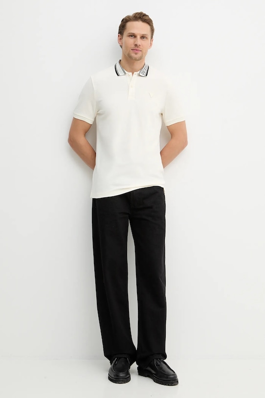 Guess polo LYLE M6RP60.K7O64 beżowy SS26