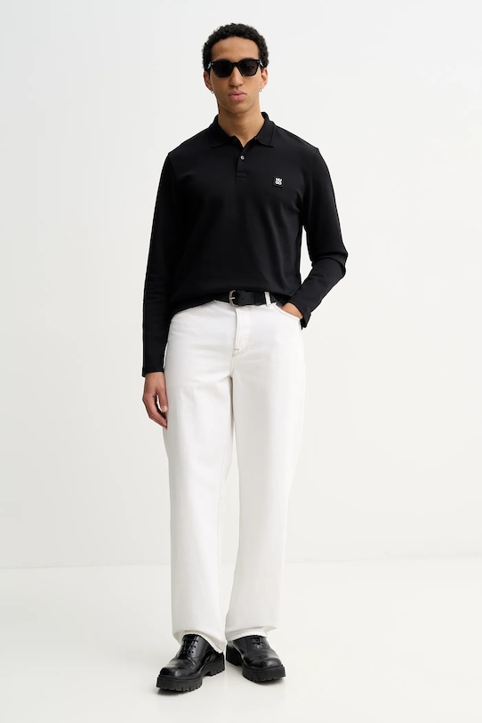 HUGO longsleeve Dinote 50553441 czarny SS26