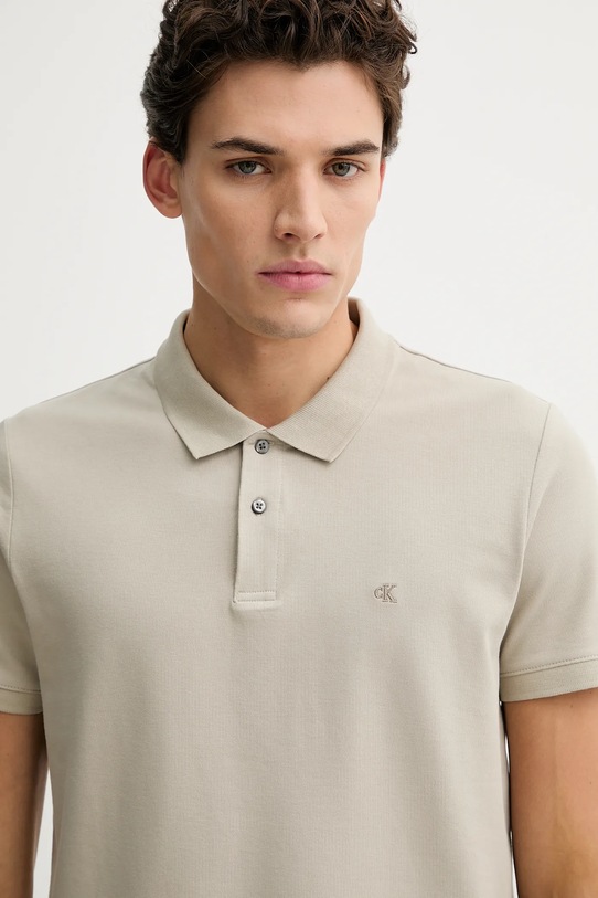 Calvin Klein polo beżowy LV04LC254G