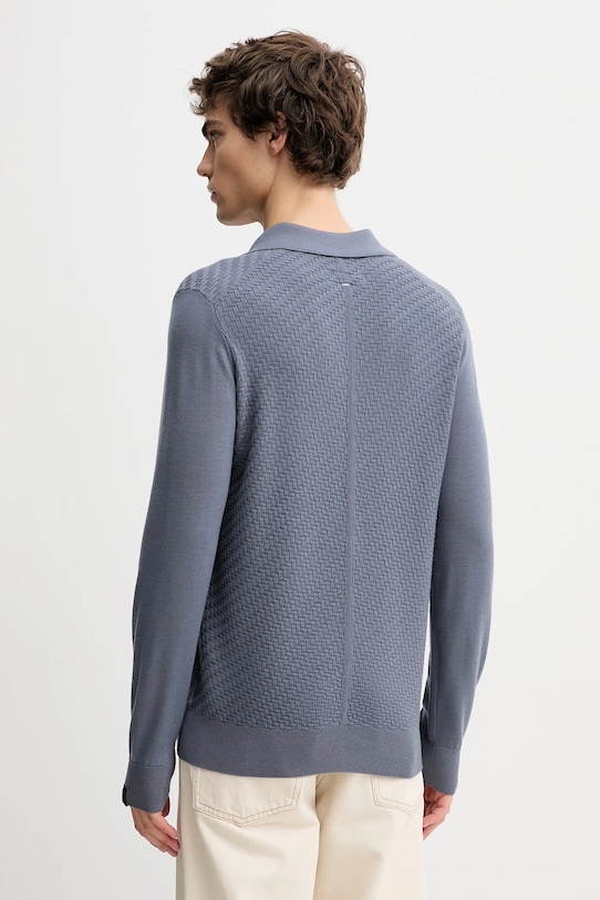 Odzież Rag & Bone sweter wełniany RH8125H6MMN niebieski