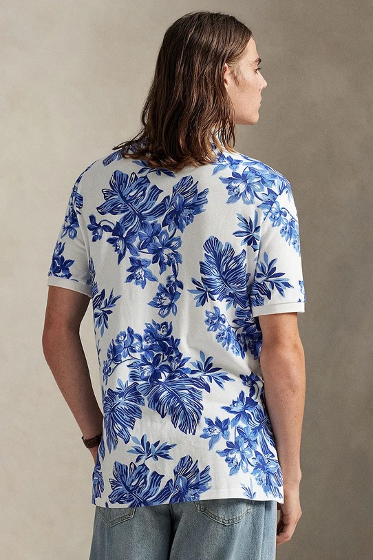 Polo Ralph Lauren polo bawełniane 710P04013 niebieski SS26