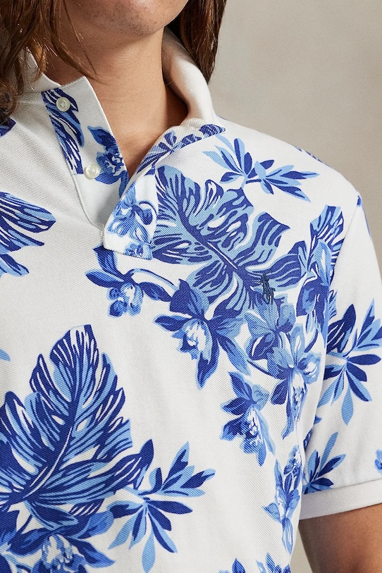 Polo Ralph Lauren polo bawełniane niebieski 710P04013