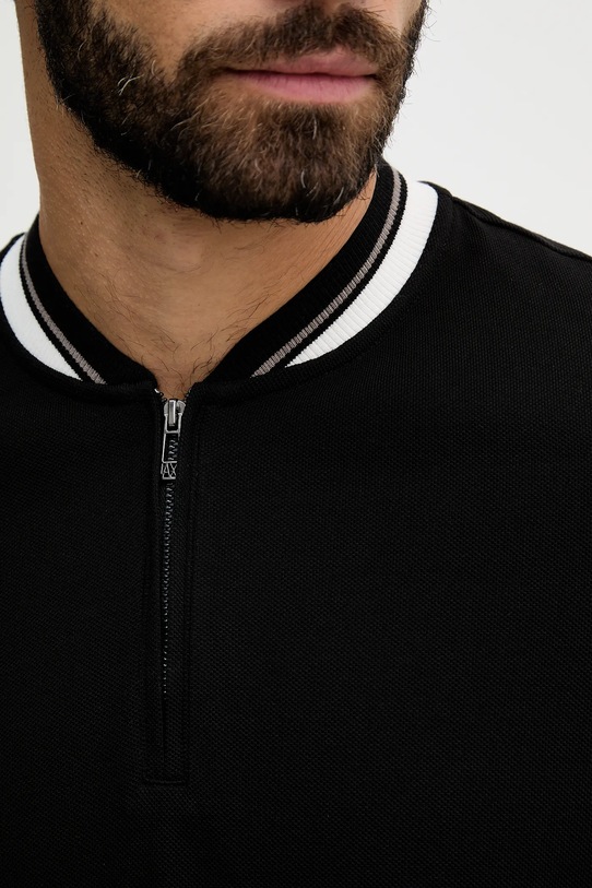 Бавовняне поло Armani Exchange XM001764.AF10366 чорний