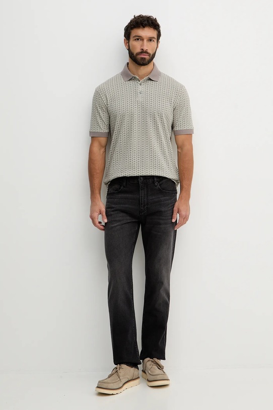 Бавовняне поло Armani Exchange XM002015.AF10366 бежевий SS26