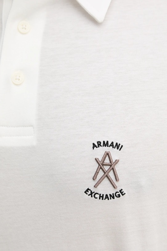 Armani Exchange polo bawełniane XM002209.AF10364 beżowy