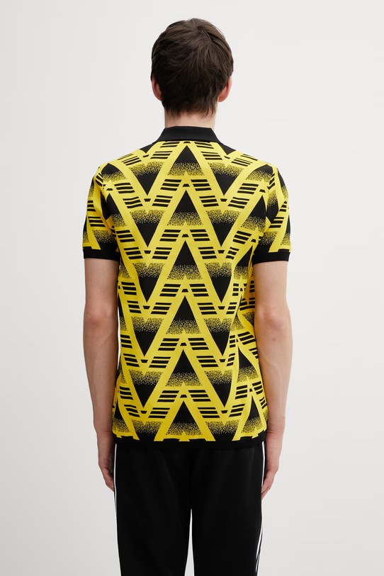 Clothing adidas Originals polo shirt AOP Polo KE4610 yellow