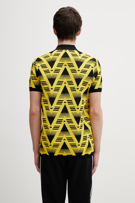 Clothing adidas Originals polo shirt AOP Polo KE4610 yellow