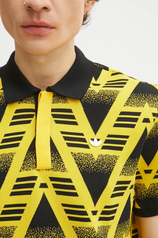 Поло adidas Originals AOP Polo жёлтый KE4610