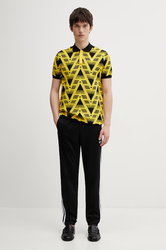 adidas Originals polo shirt AOP Polo KE4610 yellow