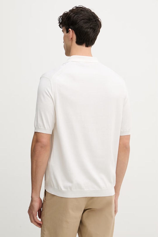 Odzież Paul&Shark polo męskie z jedwabiem 26411608 beżowy