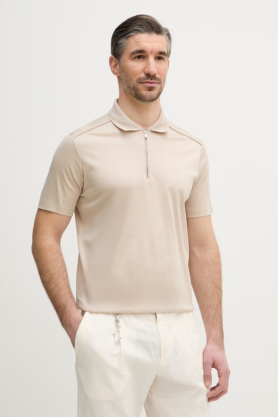Paul&Shark polo bawełniane bawełna beżowy 26411207
